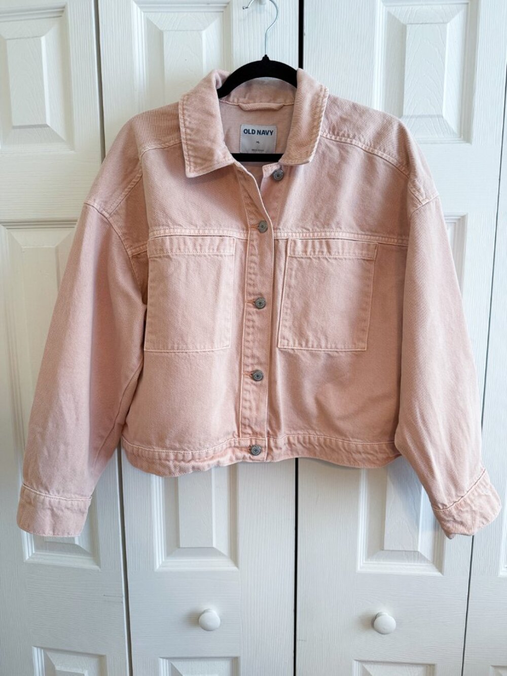 Old Navy Blush Pink Denim Jacket